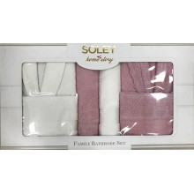 Soley Dantelli Bornoz Seti